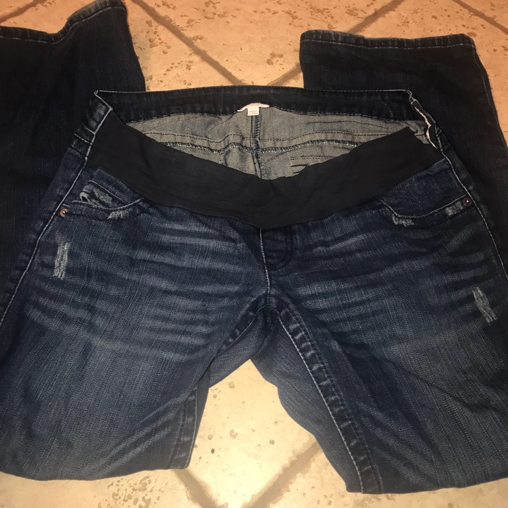 Pea in a Pod Maternity Jeans size PL Petite Large